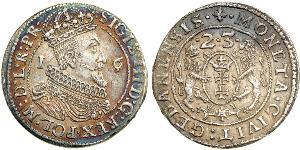 1/4 Thaler République des Deux Nations (1569-1795) / Gdańsk (1454-1793) Argent Sigismund III