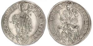 1/4 Thaler Salzbourg Argent Johann Ernst von Thun und Hohenstein