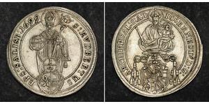 1/4 Thaler Salzbourg Argent Johann Ernst von Thun und Hohenstein