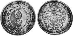 1/4 Thaler Augusta (Germania) (1276 - 1803) Argento Leopoldo I d