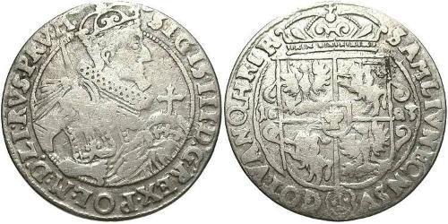 1/4 Thaler Confederazione Polacco-Lituana (1569-1795) Argento Sigismund III