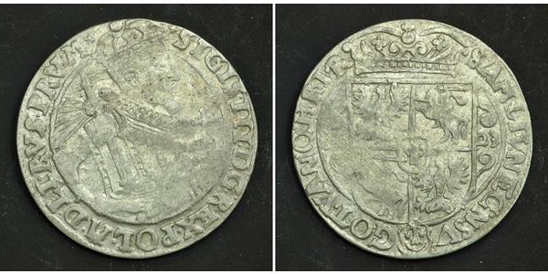 1/4 Thaler Confederazione Polacco-Lituana (1569-1795) Argento Sigismund III