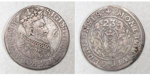 1/4 Thaler Confederazione Polacco-Lituana (1569-1795) / Danzica (1454-1793) Argento Sigismund III