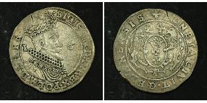 1/4 Thaler Confederazione Polacco-Lituana (1569-1795) / Danzica (1454-1793) Argento Sigismund III