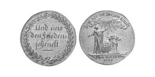 1/4 Thaler Principato di Ansbach (1398–1792) Argento Cristiano Federico di Brandeburgo-Ansbach(1736 – 1806)