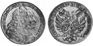 1/4 Thaler Electorate of Bavaria (1623 - 1806) Plata 