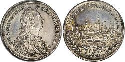 1/4 Thaler Augsburg (1276 - 1803) Silber Franz I. Stephan (HRR)(1708-1765)