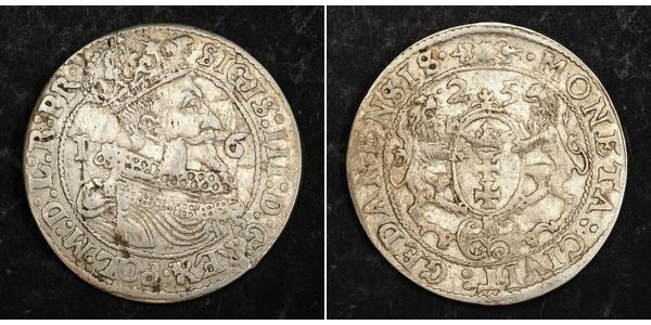 1/4 Thaler Danzig (1454-1793) / Polen-Litauen (1569-1795) Silber Sigismund III