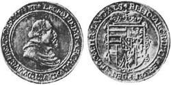 1/4 Thaler Elsass Silber Leopold V. , Österreich-Tirol (1586 – 1632)