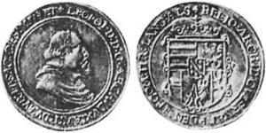 1/4 Thaler Alsace Silver Leopold V, Archduke of Austria (1586 – 1632)