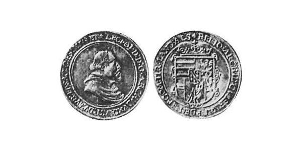 1/4 Thaler Alsace Silver Leopold V, Archduke of Austria (1586 – 1632)