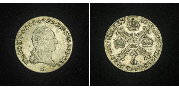 1/4 Thaler Holy Roman Empire (962-1806) Silver Francis II, Holy Roman Emperor (1768 - 1835)