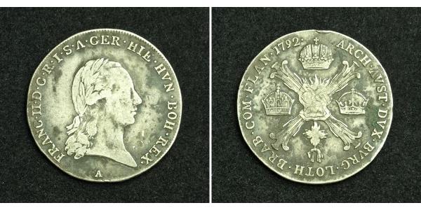 1/4 Thaler Holy Roman Empire (962-1806) Silver Francis II, Holy Roman Emperor (1768 - 1835)