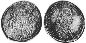 1/4 Thaler Prince-Bishopric of Bamberg (1245–1802) Silver 