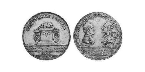 1/4 Thaler Principality of Ansbach (1398–1792) Silver Charles Alexander, Margrave of Brandenburg-Ansbach (1736 – 1806)