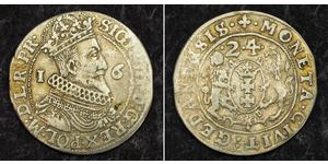 1/4 Thaler Polish-Lithuanian Commonwealth (1569-1795) / Gdansk  (1454-1793) 銀 Sigismund III of Poland