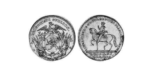 1/4 Thaler Principality of Ansbach (1398–1792) 銀 Charles Alexander, Margrave of Brandenburg-Ansbach (1736 – 1806)