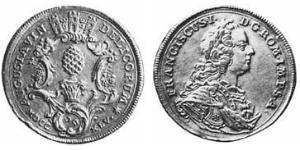 1/4 Thaler 奥格斯堡 (1276 - 1803 Augsburg) 銀 弗朗茨一世 (神圣罗马帝国) (1708 - 1765)