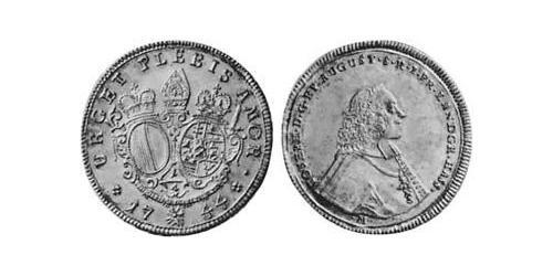 1/4 Thaler 奥格斯堡 (1276 - 1803 Augsburg) 銀 Joseph Ignaz Philipp von Hessen-Darmstadt (1699–1768)
