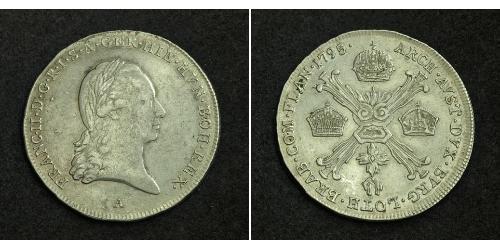 1/4 Thaler 神圣罗马帝国 (962 - 1806) 銀 弗朗茨二世 (神圣罗马帝国) (1768 - 1835)