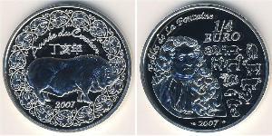 1/4 Євро French Fifth Republic (1958 - ) Срібло 