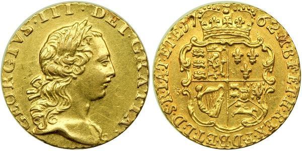 1/4 Гинея Королевство Великобритания (1707-1801) Золото Георг III (1738-1820)