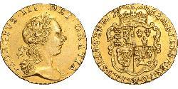 1/4 Гінея Королівство Великобританія (1707-1801) Золото Георг III (1738-1820)