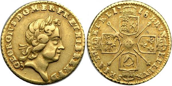 1/4 Гінея Королівство Великобританія (1707-1801) / Велика Британія  Золото Георг I (1660-1727)