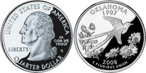 1/4 Долар США (1776 - ) Нікель/Мідь Джордж Вашингтон