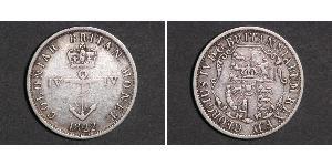 1/4 Долар Британська Індія (1858-1947) Срібло Георг IV (1762-1830)
