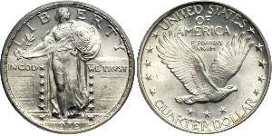 1/4 Долар США (1776 - ) Срібло 