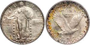1/4 Долар США (1776 - ) Срібло 