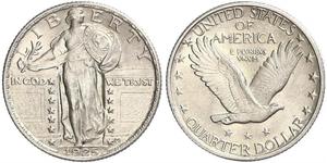 1/4 Долар США (1776 - ) Срібло 