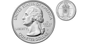 1/4 Долар США (1776 - ) Срібло Джордж Вашингтон