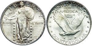 1/4 Долар США (1776 - ) Срібло 