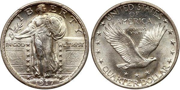 1/4 Долар США (1776 - ) Срібло 