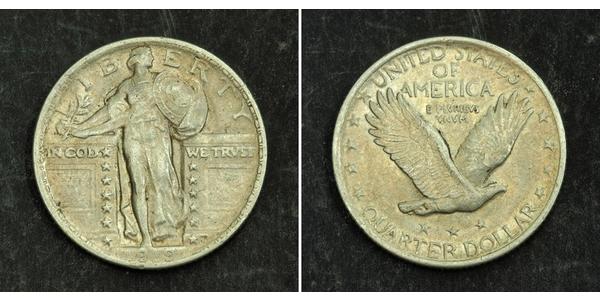 1/4 Долар США (1776 - ) Срібло 