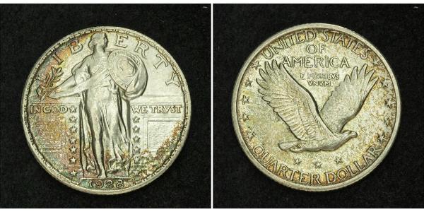 1/4 Долар США (1776 - ) Срібло 