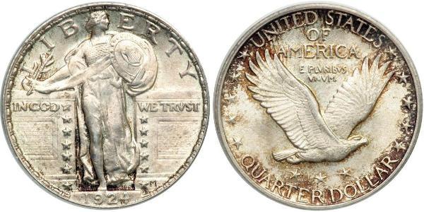 1/4 Долар США (1776 - ) Срібло 
