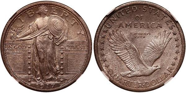 1/4 Долар США (1776 - ) Срібло 
