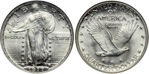 1/4 Долар США (1776 - ) Срібло 