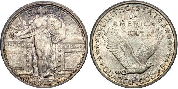 1/4 Долар США (1776 - ) Срібло 