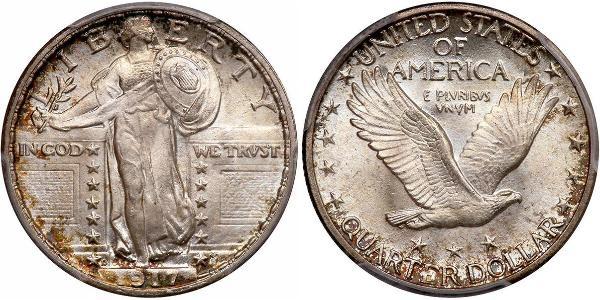 1/4 Долар США (1776 - ) Срібло 
