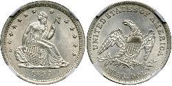 1/4 Долар / 25 Цент США (1776 - ) Мідь/Срібло 