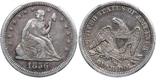 1/4 Долар / 25 Цент США (1776 - ) Мідь/Срібло 
