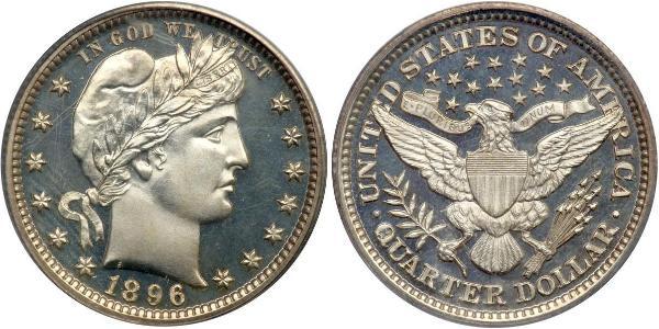 1/4 Долар / 25 Цент США (1776 - ) Мідь/Срібло 