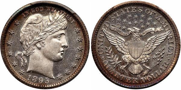 1/4 Долар / 25 Цент США (1776 - ) Мідь/Срібло 
