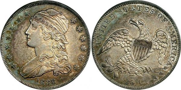 1/4 Долар / 25 Цент США (1776 - ) Срібло 