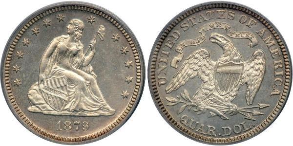 1/4 Долар / 25 Цент США (1776 - ) Срібло 