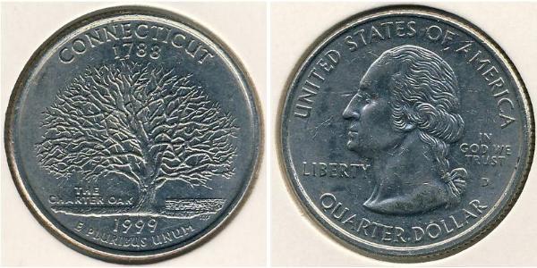 1/4 Доллар США (1776 - ) Никель/Медь Джордж Вашингтон